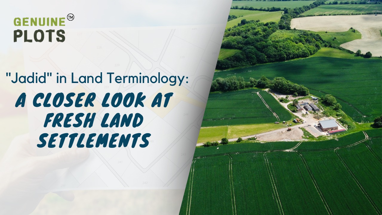 Jadid in Land Terminology: A Closer Look at Fresh Land Settlements